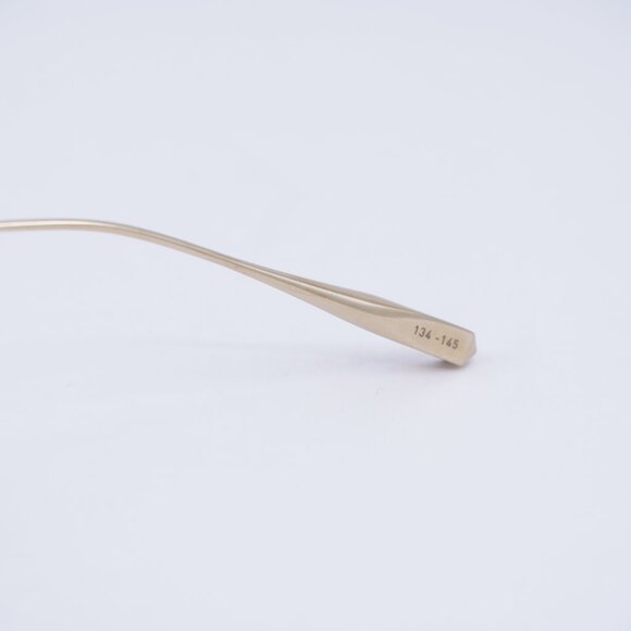 Valentino V-GOLDSHIELD VLS-137B Sunglasses Light Gold Shield Frame, Brown Lenses main image 5